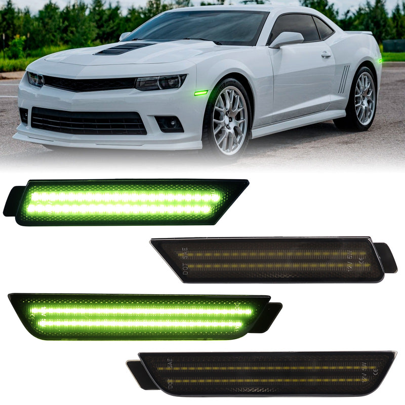 CAMARO 10-15 FRONT/REAR SMOKED LED SIDE MARKERS