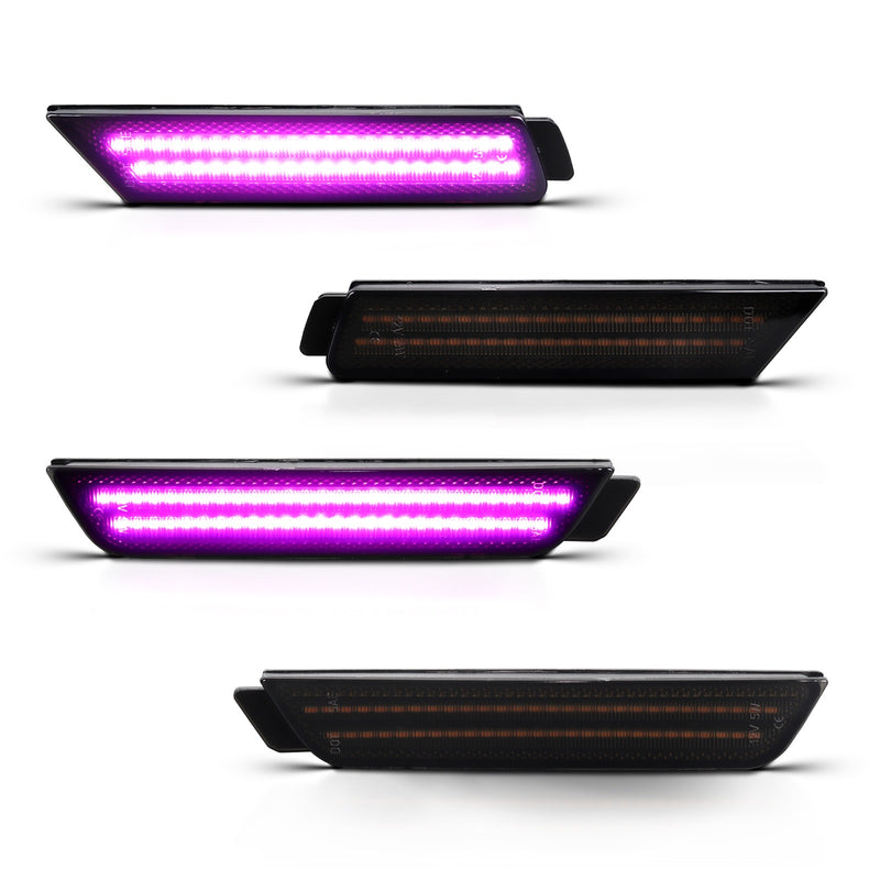 CAMARO 10-15 FRONT/REAR SMOKED LED SIDE MARKERS