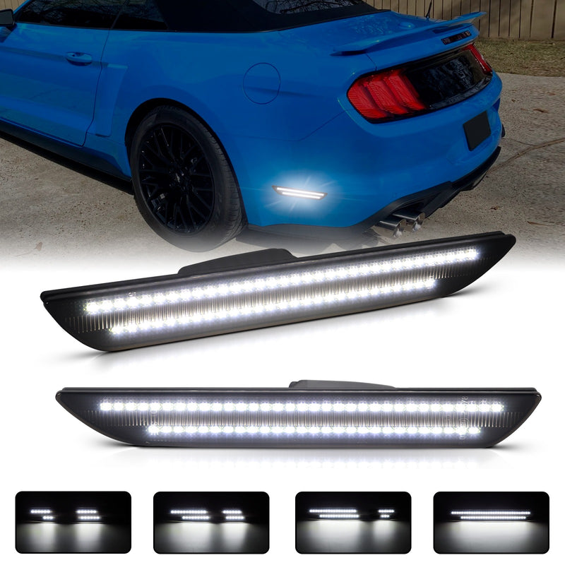 MUSTANG 15-23 REAR DYNAMIC SMOKED LED SIDE MARKERS