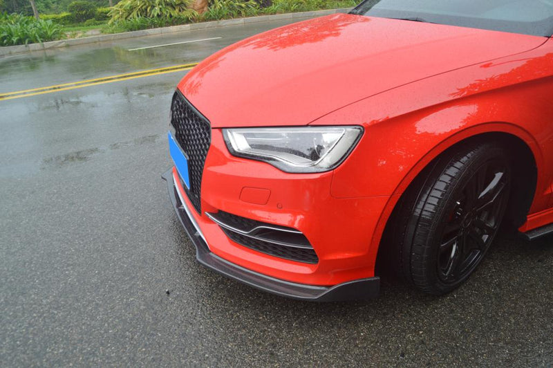 AUDI A3 S LINE / S3 2014-2016 R SPEC CARBON FIBER SPLITTER